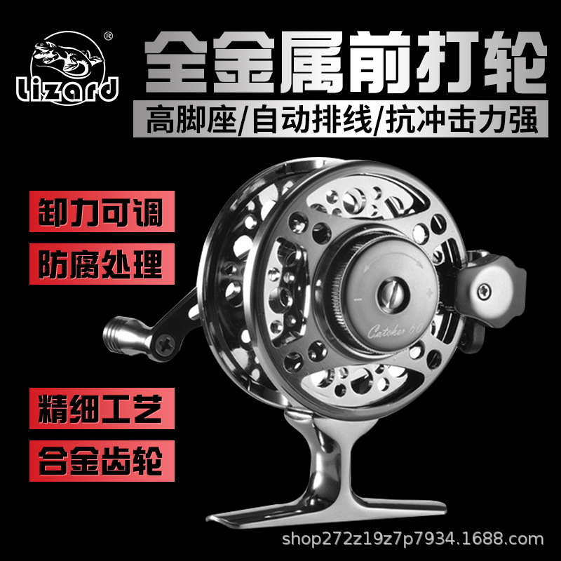 Ice Fishing Reel - Mulinello da Pesca Leggero in Metallo