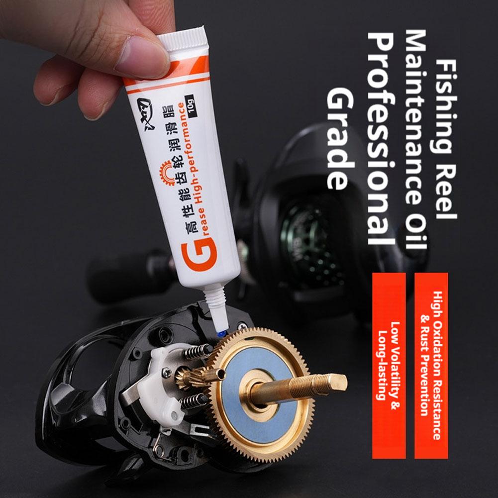 Reel Grease - Set di Olio Lubrificante e Grasso
