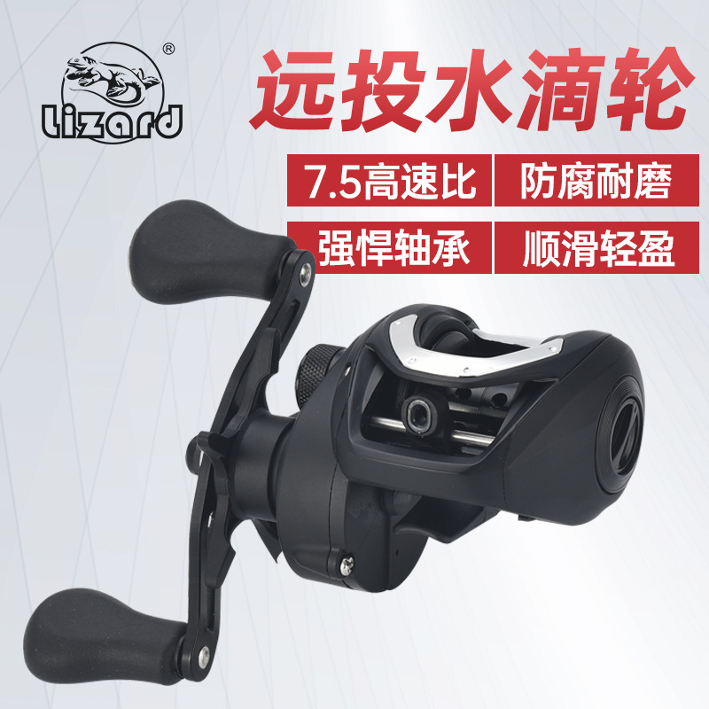 Ice Fishing Reel - Mulinello da Casting a 5 Velocità,